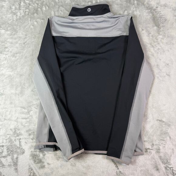 Vineyard Vines black/grey 1/4 zip athletic lightweight pullover mens Small - Picture 2 of 6